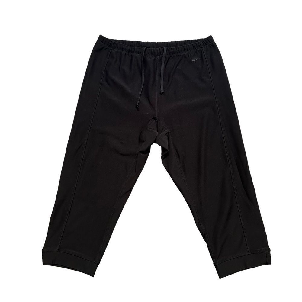 Black Nike Athletic Cropped Leggings Dri-Fit